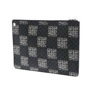 Louis Vuitton Jour Graphite Nemeth Black Bag Clutch Gray Christopher